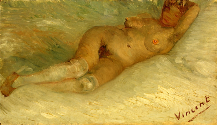 Nude Woman Reclining Vincent Willem Van Gogh Oil Painting